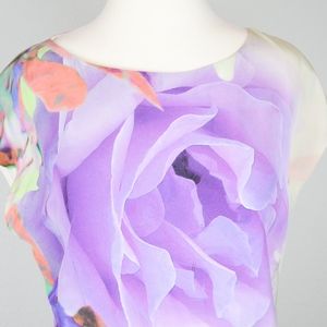 Escada Multi-color Silk Shift Dress